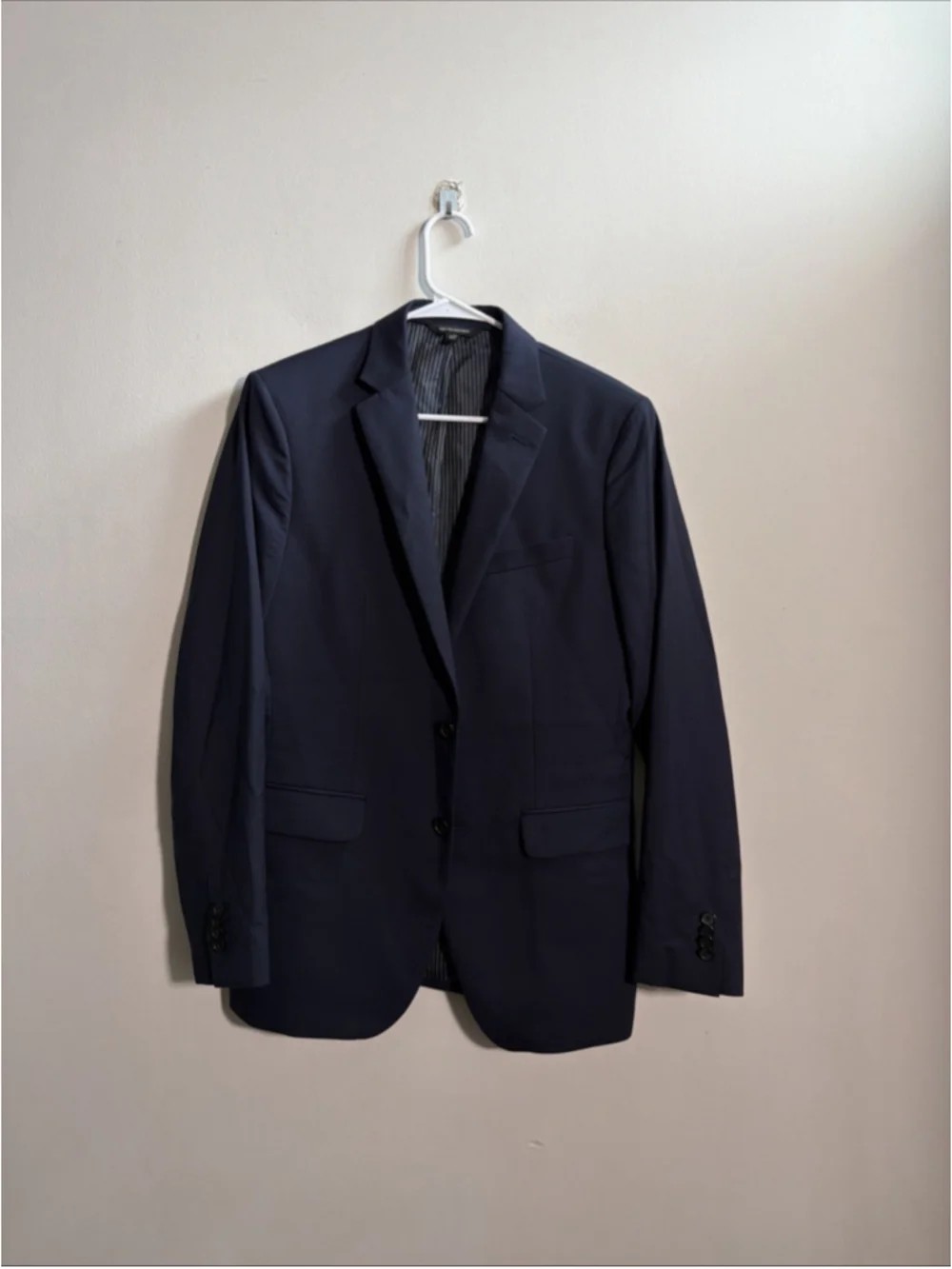 EUC MEN’S BANANA REPUBLIC SUIT BLAZER SIZE 38 REG 38R COAT BLUE MARZOTTO WOOL